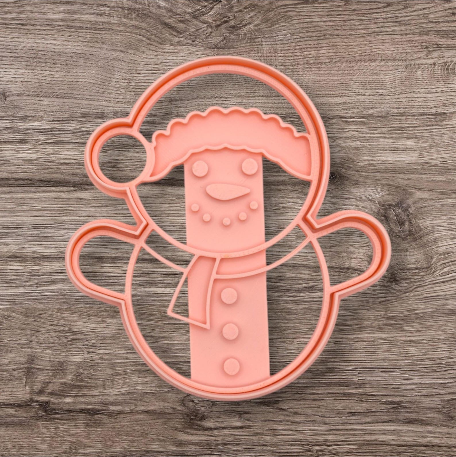 Christmas Snowman Fondant Stamp & Cutter Embosser