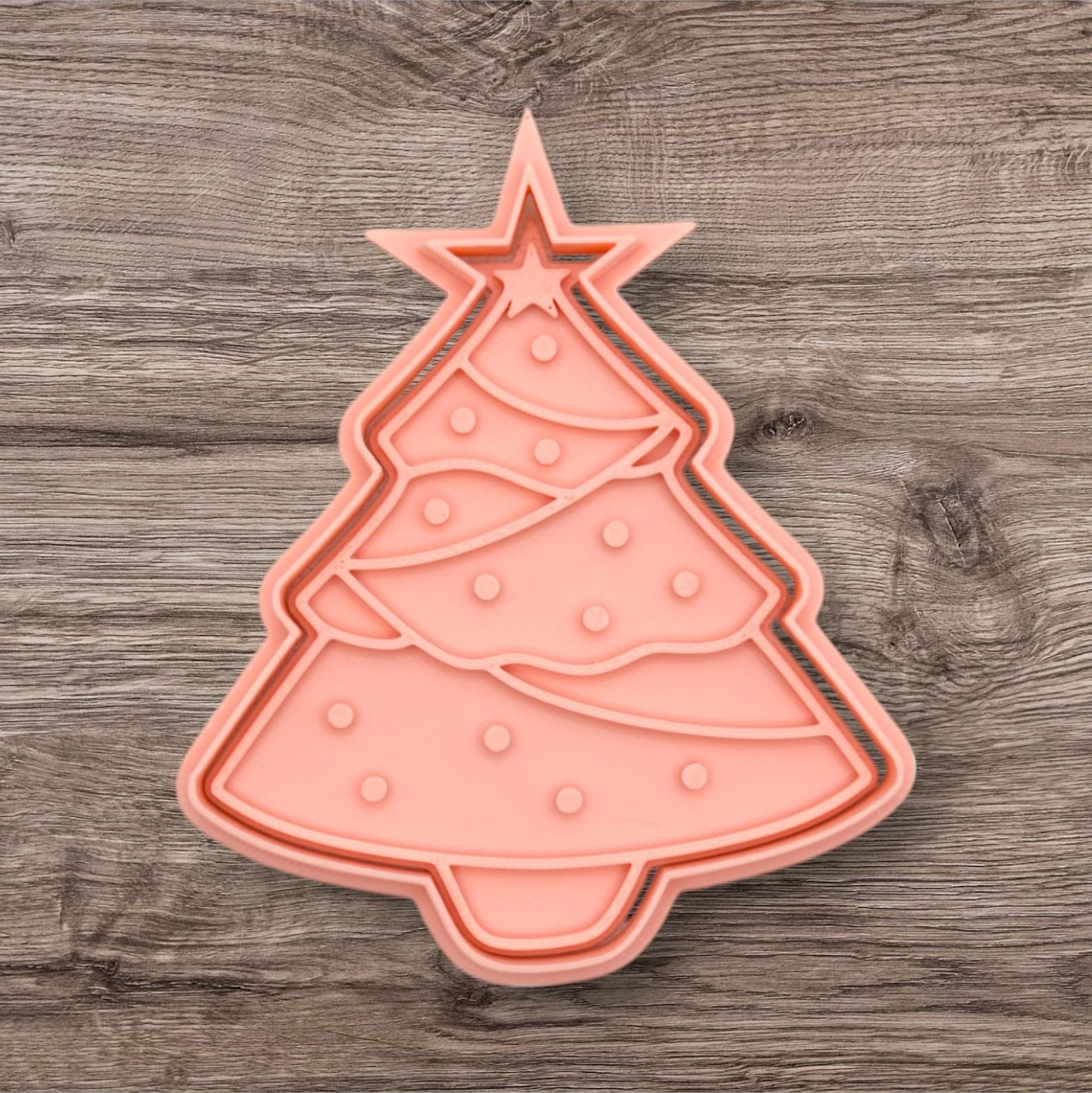 Christmas Tree Fondant Stamp & Cutter Embosser