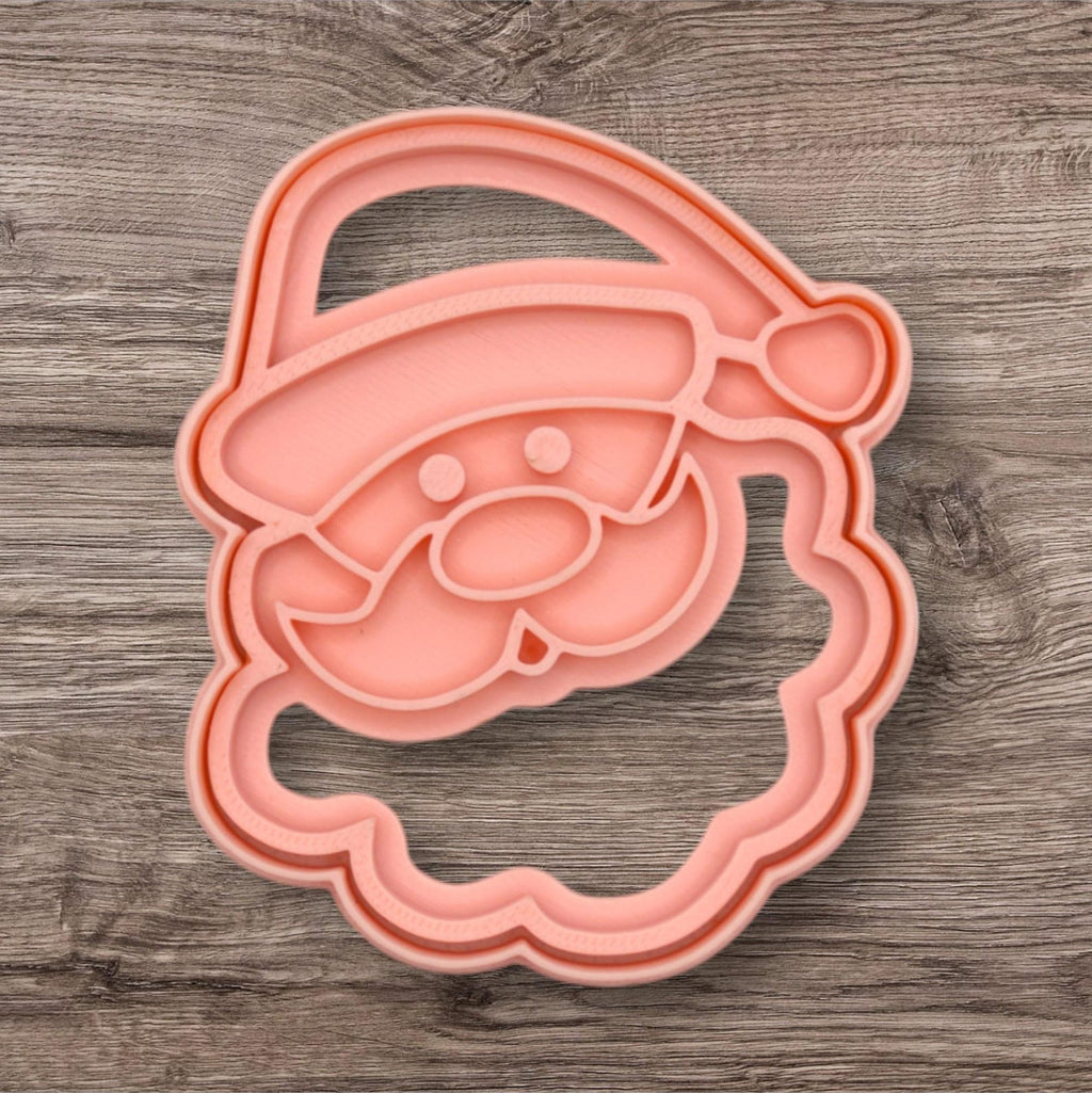 Santa Claus Christmas Fondant Stamp & Cutter Embosser