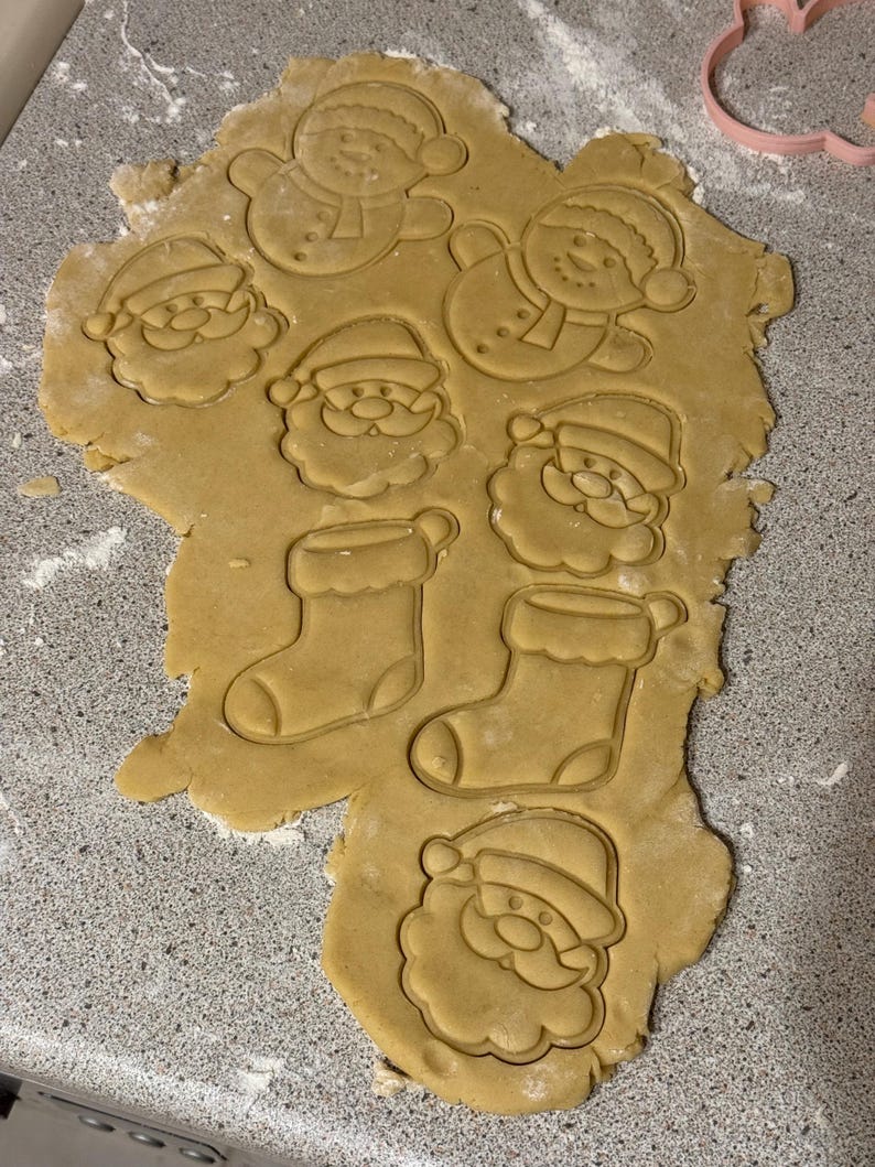 Christmas Tree Fondant Stamp & Cutter Embosser